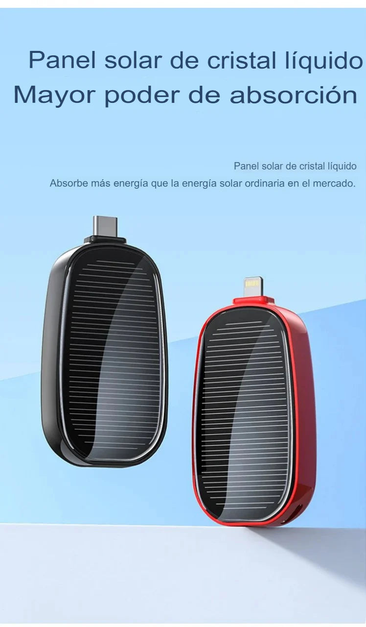 Cargador Solar portátil para teléfono